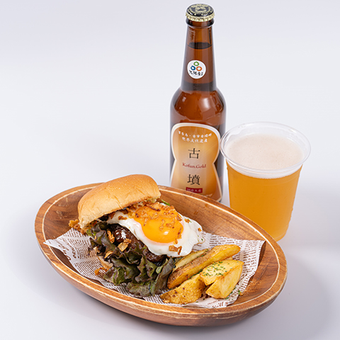 黒毛和牛ハンバーガークラフトビールセット / 1,500円